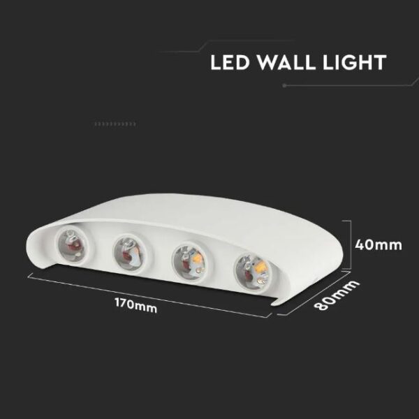 7W Up-Down Led Wall Light IP65