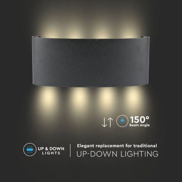 7W Up-Down Led Wall Light IP65