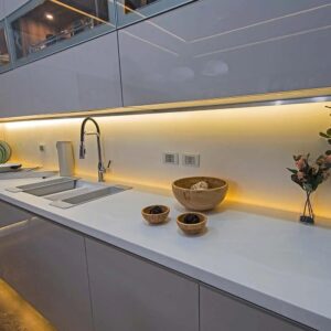 LED Lighting With Countertop Supports